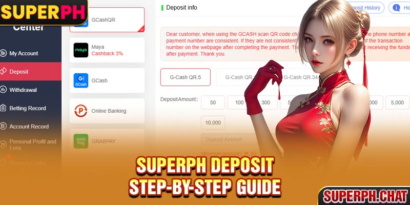 Superph deposit: Step-by-step guide