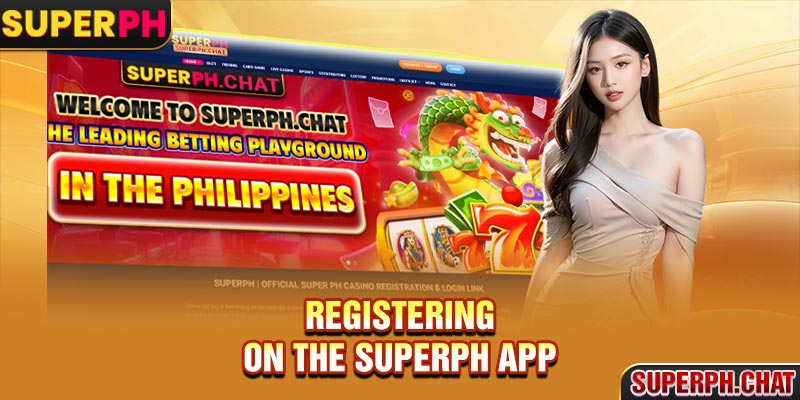 Registering on the Superph app